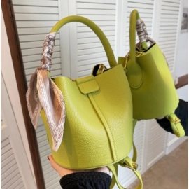 Advanced texture women's bag autumn and winter new style bag niche design crossbody bag fashionable portable water Bucket bag
