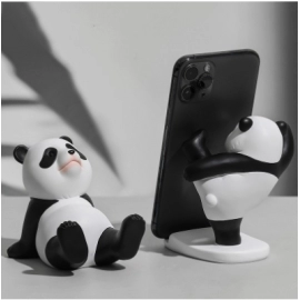 Panda phone holder desktop cute cartoon phone holder decoration ornament ins office desktop