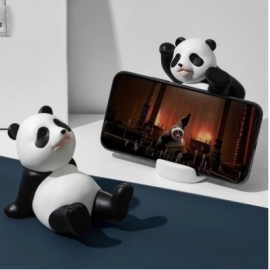 Panda phone holder desktop cute cartoon phone holder decoration ornament ins office desktop