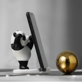 Panda phone holder desktop cute cartoon phone holder decoration ornament ins office desktop