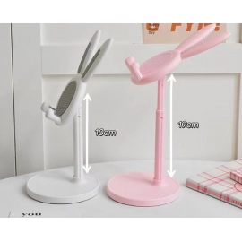 Cartoon bunny desktop phone stand, tablet stand, adjustable telescopic lifting for students Lazy stand