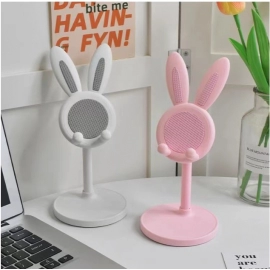Cartoon bunny desktop phone stand, tablet stand, adjustable telescopic lifting for students Lazy stand