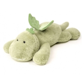 Lying posture Little Green Dragon plush toy Dinosaur Children's Day gift Cute doll Soothing doll Sleeping companion doll
