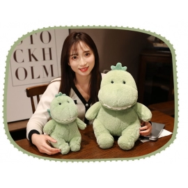 Lying posture Little Green Dragon plush toy Dinosaur Children's Day gift Cute doll Soothing doll Sleeping companion doll
