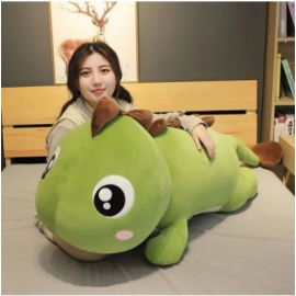 Large dinosaur plush toy doll pillow for sleeping on the bed, leg hugging doll, big doll, female birthday gift