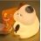 Greedy Cat Night Light Desktop Cartoon Pet Creative Night Light Bedhead Soft Light Setting Time tapping light