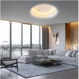 Moon gypsum lamp embedded borderless living room, bedroom, bedside, simple artistic atmosphere, background wall, indoor wall lamp